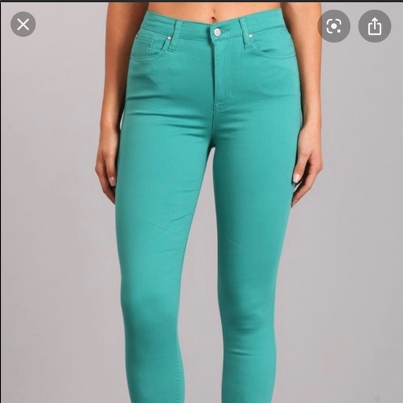 Celebrity Pink aqua ankle Pants size 20 - Picture 5 of 5